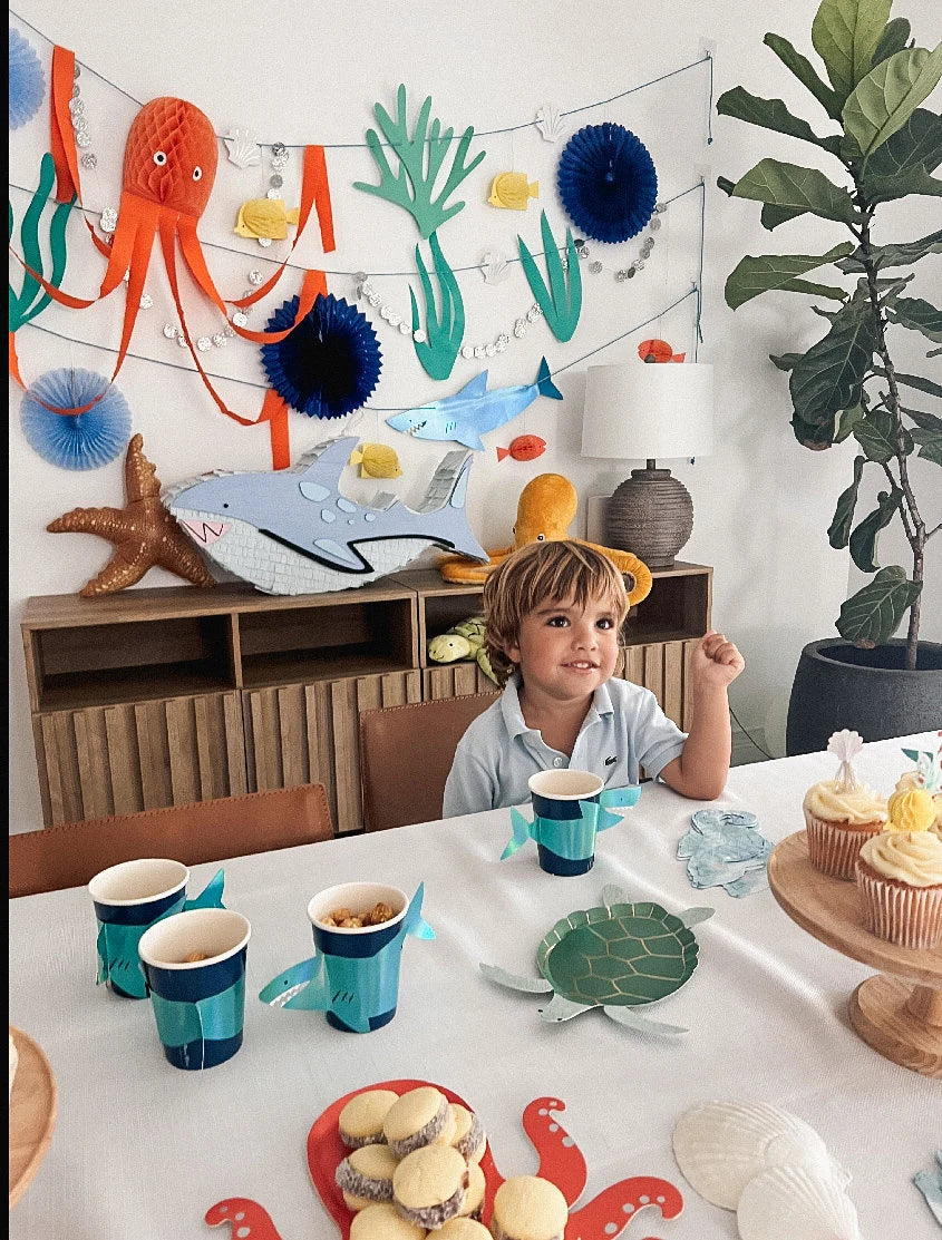 🦈 Fierce Shark Piñata – Handmade Shark Party Decoration, Candy Holder