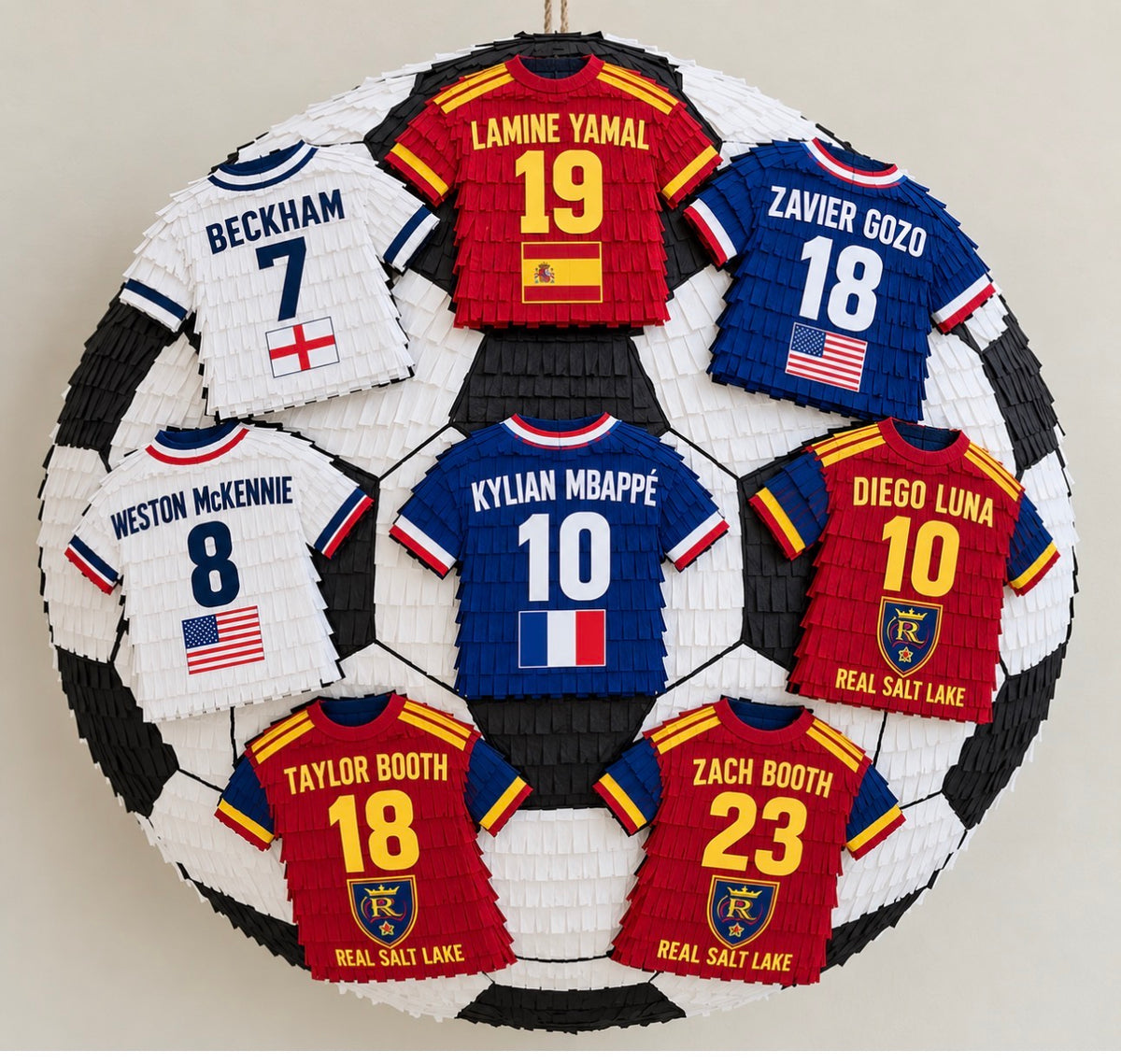 World Cup soccer ball piñata