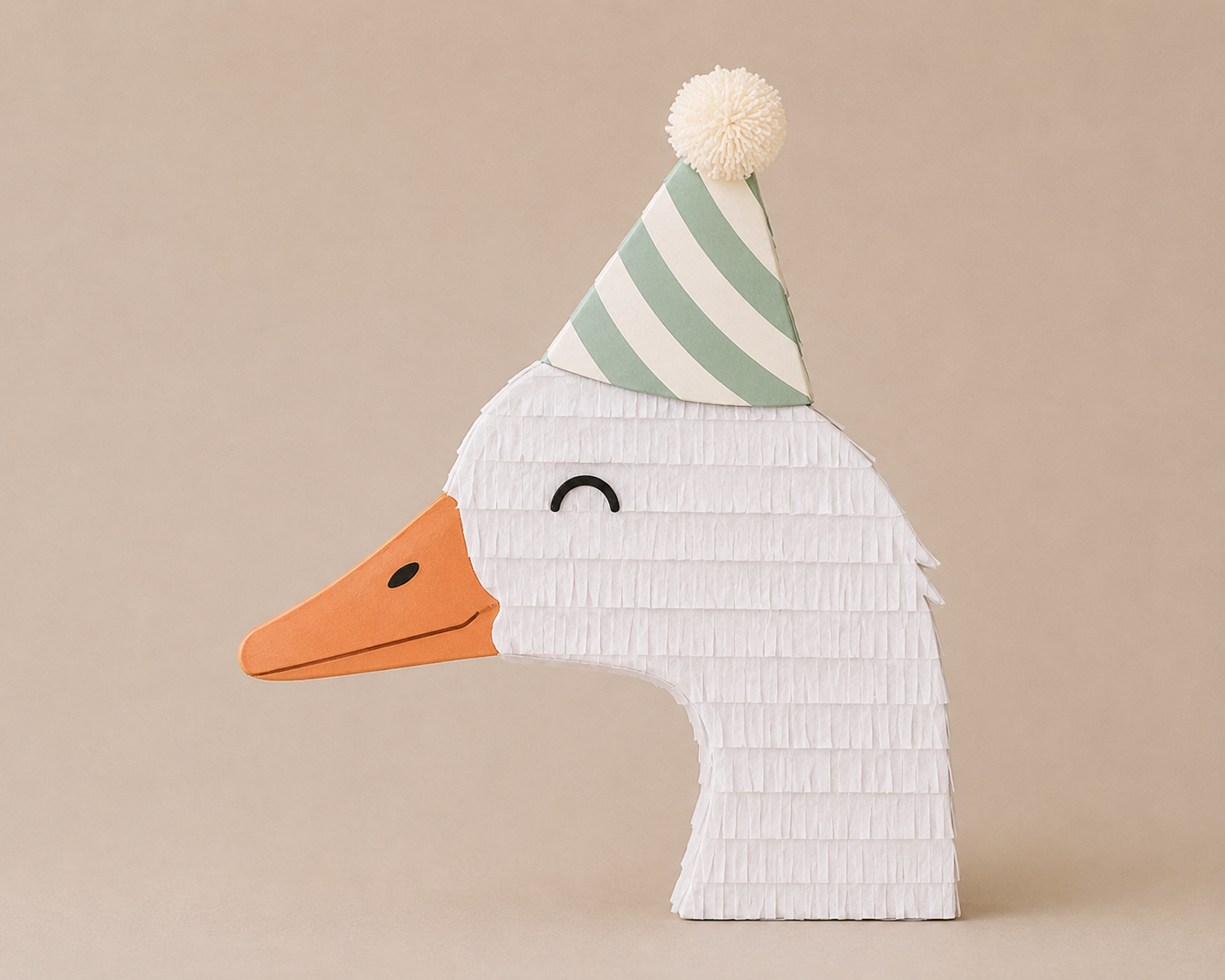 🪿 Party Goose Piñata – Handmade Farm Party Decoration for Birthdays, Baby Showers & Spring-Themed Celebrations