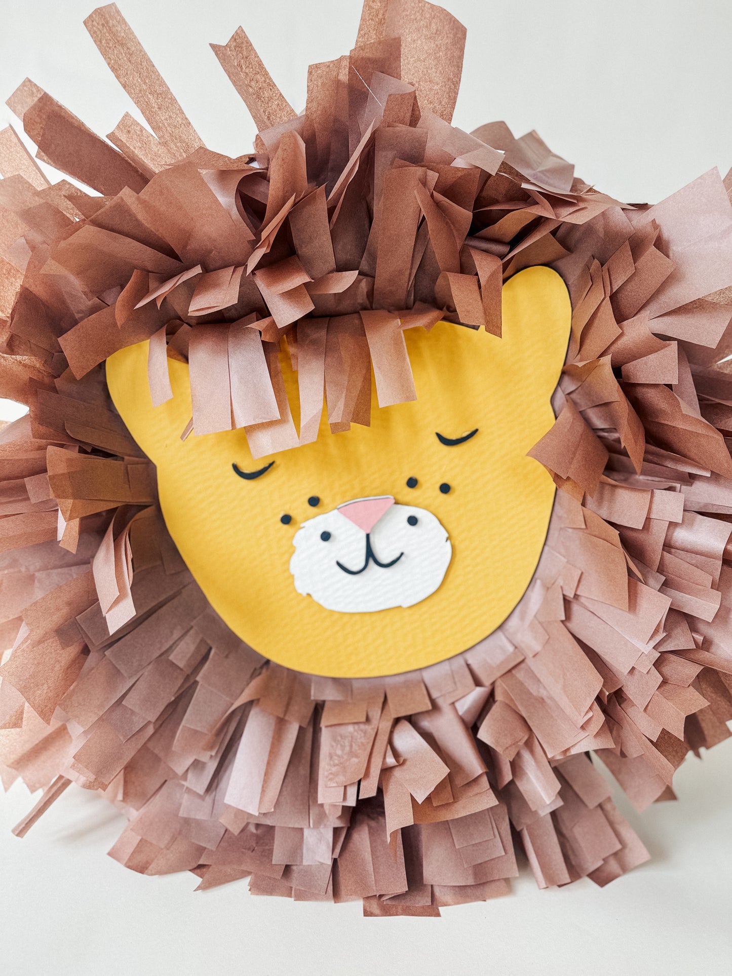 🦁 Leo the Lion Piñata – Handmade Lion Piñata for Safari Birthdays, Jungle Parties & Animal-Themed Celebrations