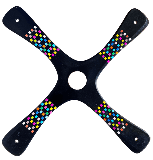 Competition Boomerang - Black Barcelona Boomerangs - Carbon infused