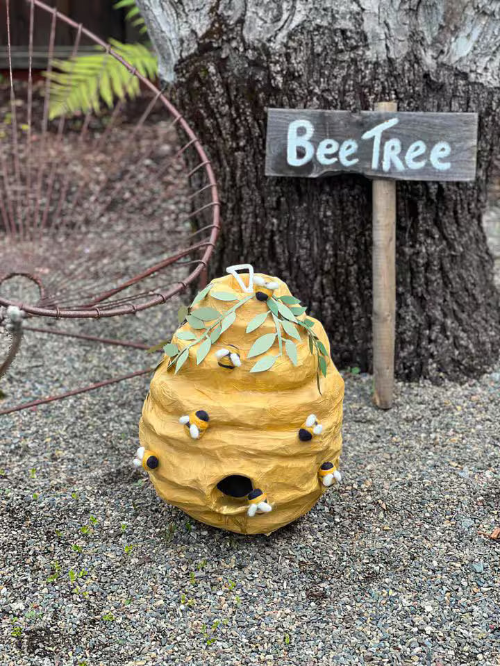 🐝 Honey Beehive Piñata – Handmade 24” Bee Party Decoration & Candy Holder