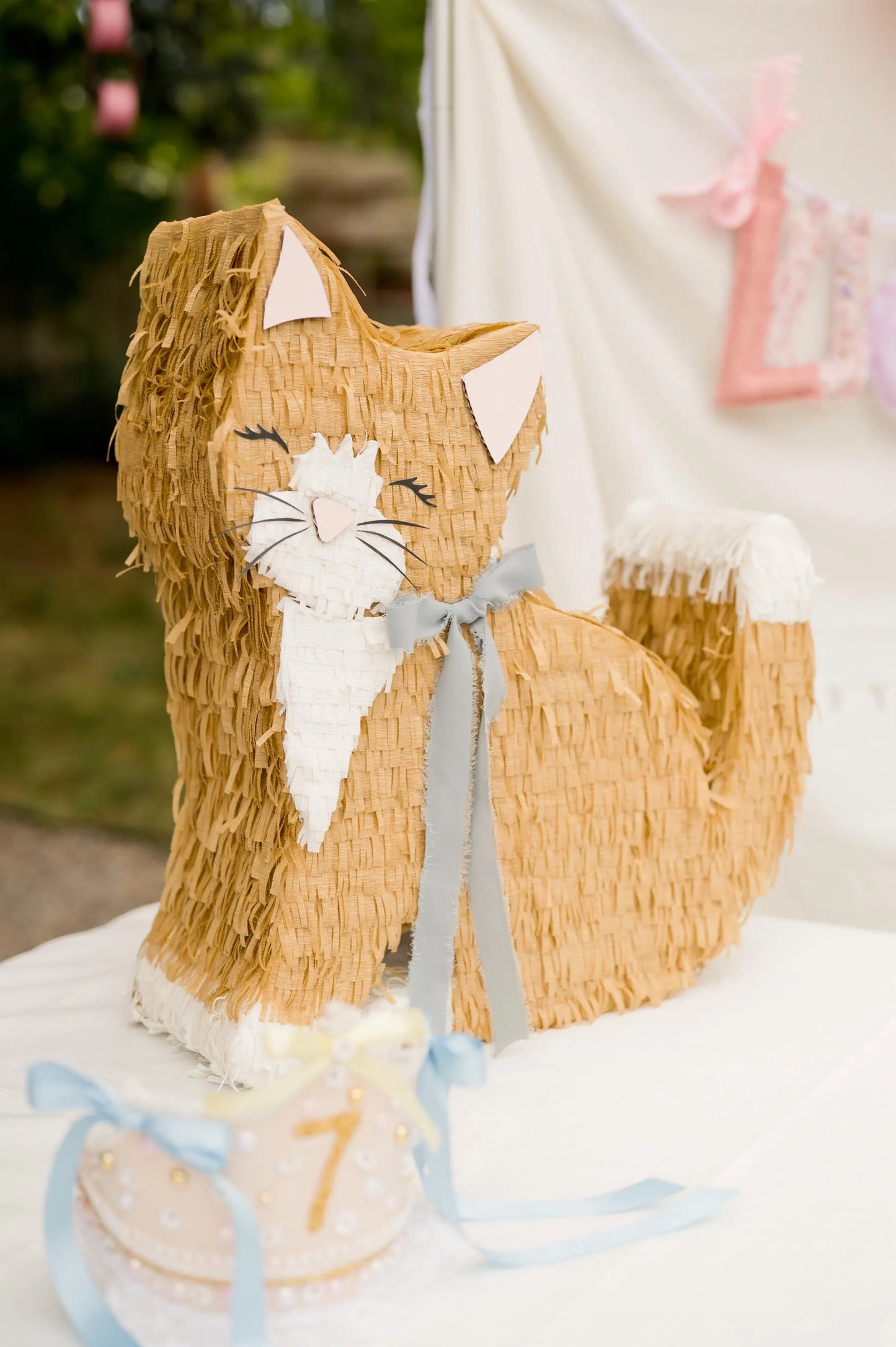 🐱 Kitty Piñata – Handmade Cat Party Decoration for Kids, Candy Holder