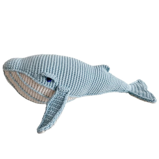 Orlando the Whale- misty blue